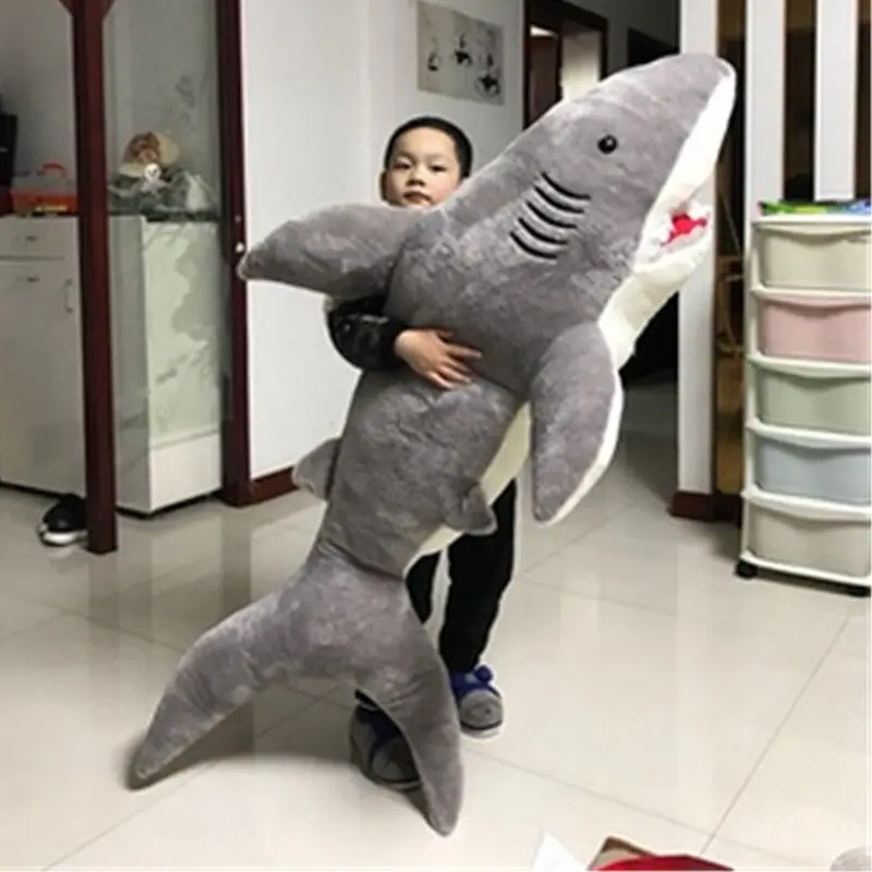 large stuffed shark