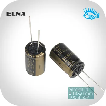

2pcs/4pcs 100uF 50V RFS Silmic2 ELNA New Original Silk Film Fever Audio Electrolytic Capacitor