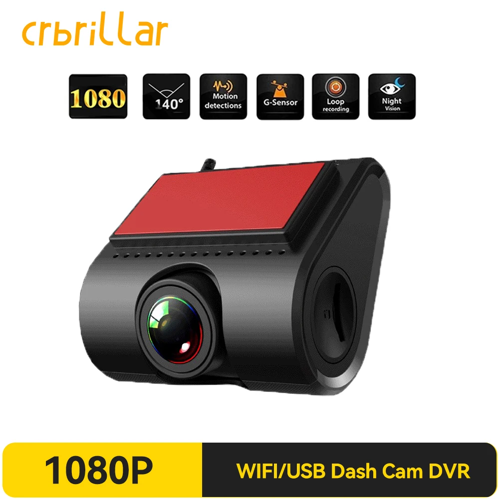 Crbrillar ADAS 1080P WIFI Dash Cam DVR Dash Camera Car WIFI Android DVR Car Recorder Dash Cam
