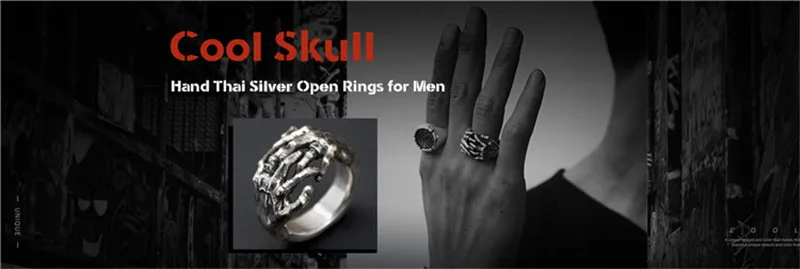 V. YA, Стерлинговое Серебро 990 пробы, кольца с драконом для мужчин, Homme, Ретро стиль, открытое тайское серебрянное кольцо, ювелирное изделие, классный подарок на день рождения