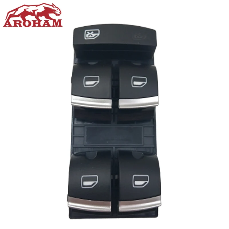 Новый высококачественный хром Мастер переключатель окна для Audi A3 8P A4 S4 RS4 B6 B7 A6 S6 RS6