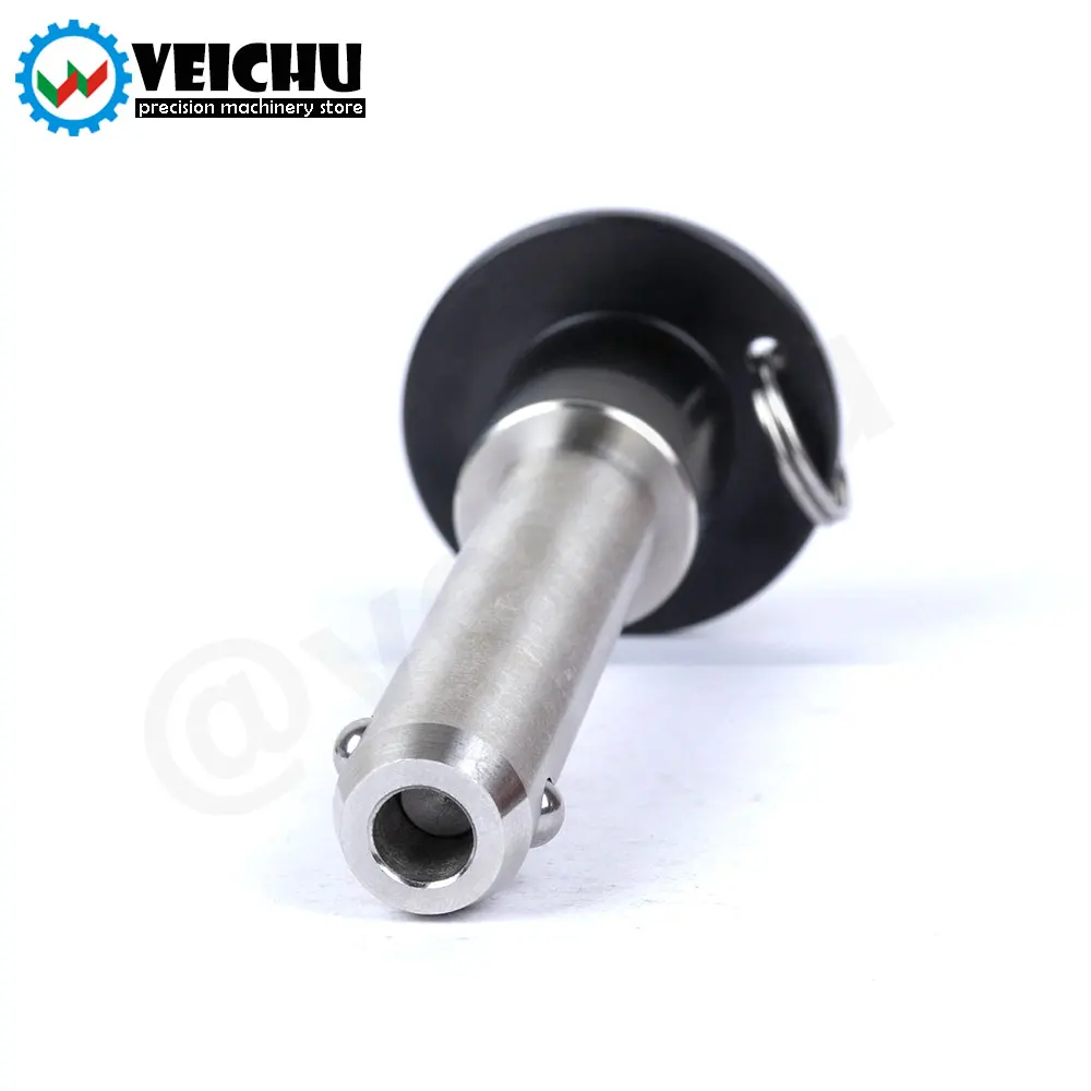 VCN110 1pcs Stainless Steel Slot Pins Self-Lock Ball Lock Pins Quick Release Spring Dowel Pin With Button Handle
