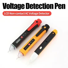 Voltage Detection Pen Electric Indicator LCD Sensor Socket Wall Non-contact Ac Voltage Detector Power Outlet Instrument 90-1000v