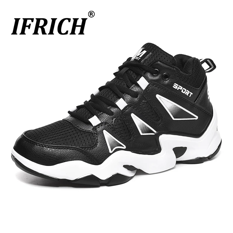 New Trend Men Shoes Basketball Comfortable Unisex Training Shoes Mid-Top Mens Sneakers Breathable Women Outdoor Sport Shoes
