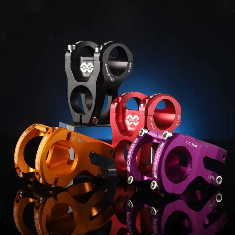Boarse Bicycle Stem 31.8mm Bike Short Stem Parts Of Bicycle 40mm AluminumAlloy lightwe for AM/DH/FR/DJ/ENDURO