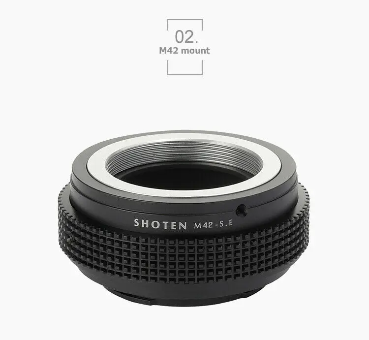 Переходное кольцо для объектива Shoten для M42 для sony E a6000 a6300 A7 A7III A7RIII A7R3 NEX