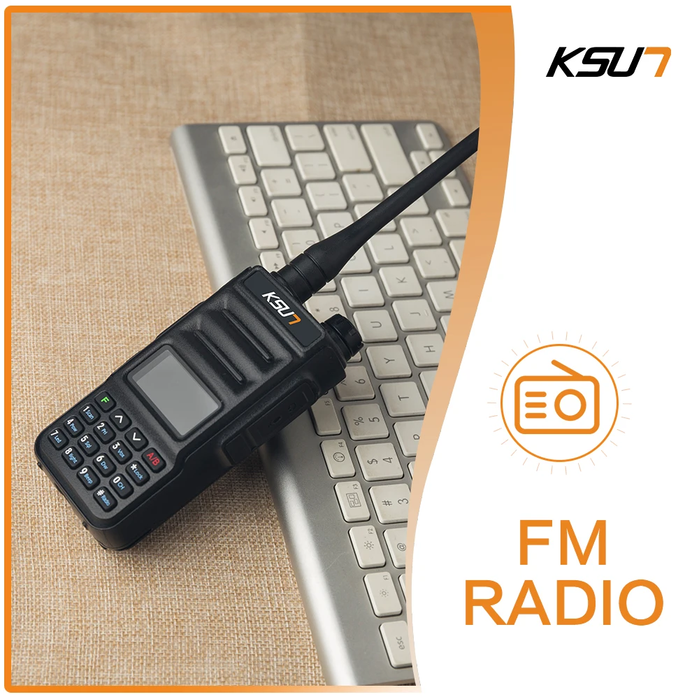 KSUN  Walkie Talkie Dual Band Handheld Two Way Ham