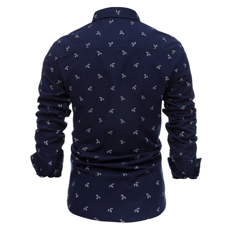 Men's 100% Cotton Printed Casual Shirt - Image 3