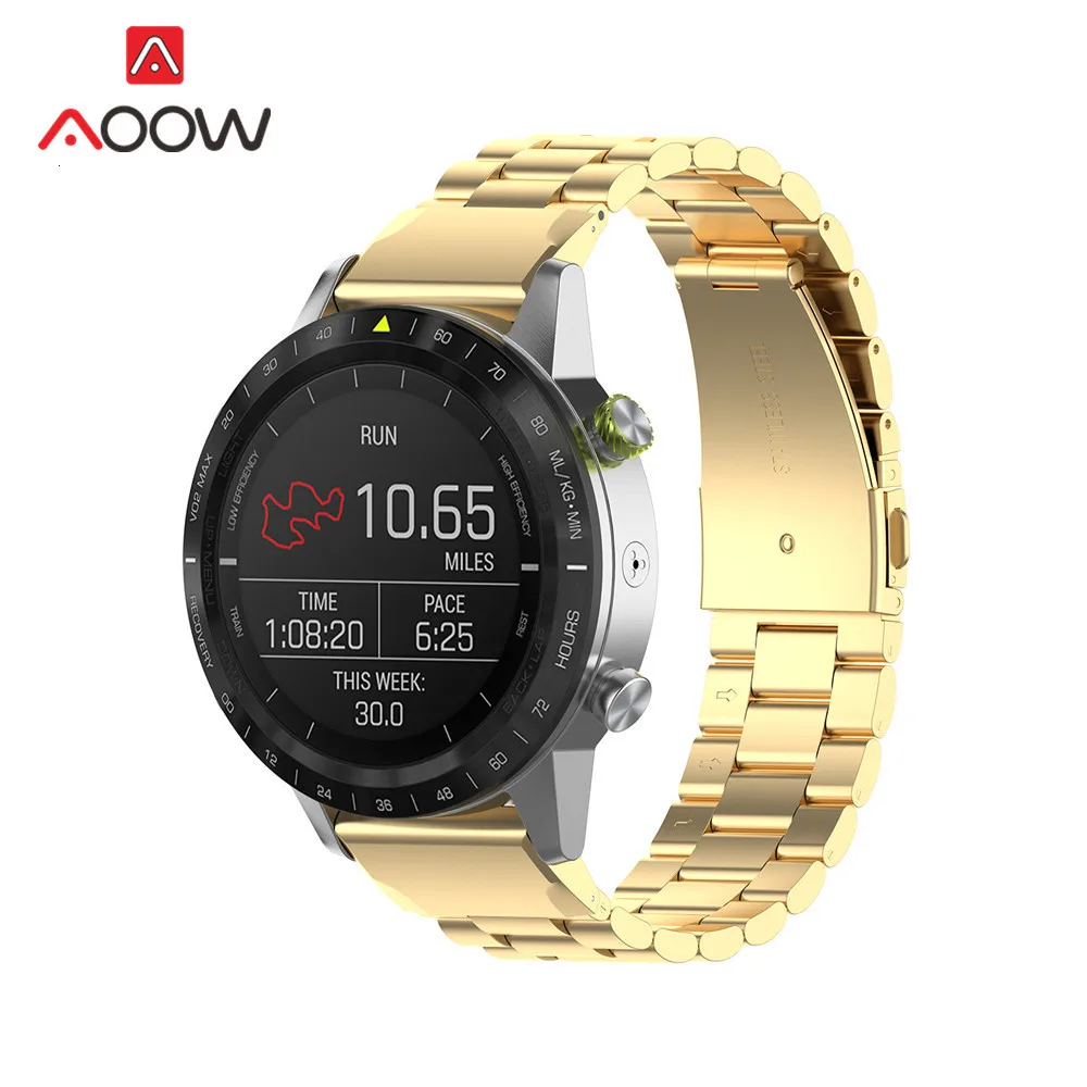 26 мм 22 мм 20 мм ремешок из нержавеющей стали для Garmin MARQ серии Fenix6/6X/6 S/5/5X/5s Forerunner 935 запасной Ремешок Браслет