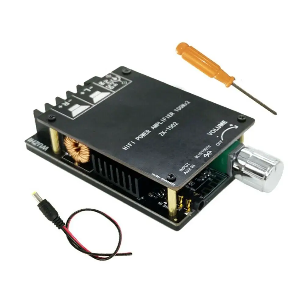 GHH HIFI TPA3116 Bluetooth 5,0 высокомощный цифровой усилитель стерео плата 100Wx2 защита от перегрева короткого замыкания BU1777