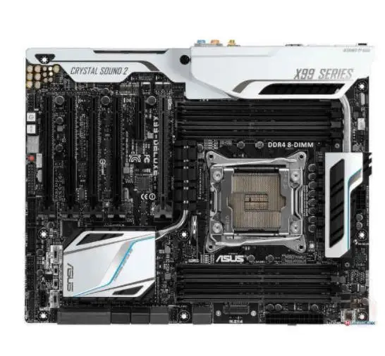 Материнская плата Asus X99 DELUXE LGA 2011 3 DDR4 для I7X CPU USB2.0 USB3.0 64 Гб оригинальные