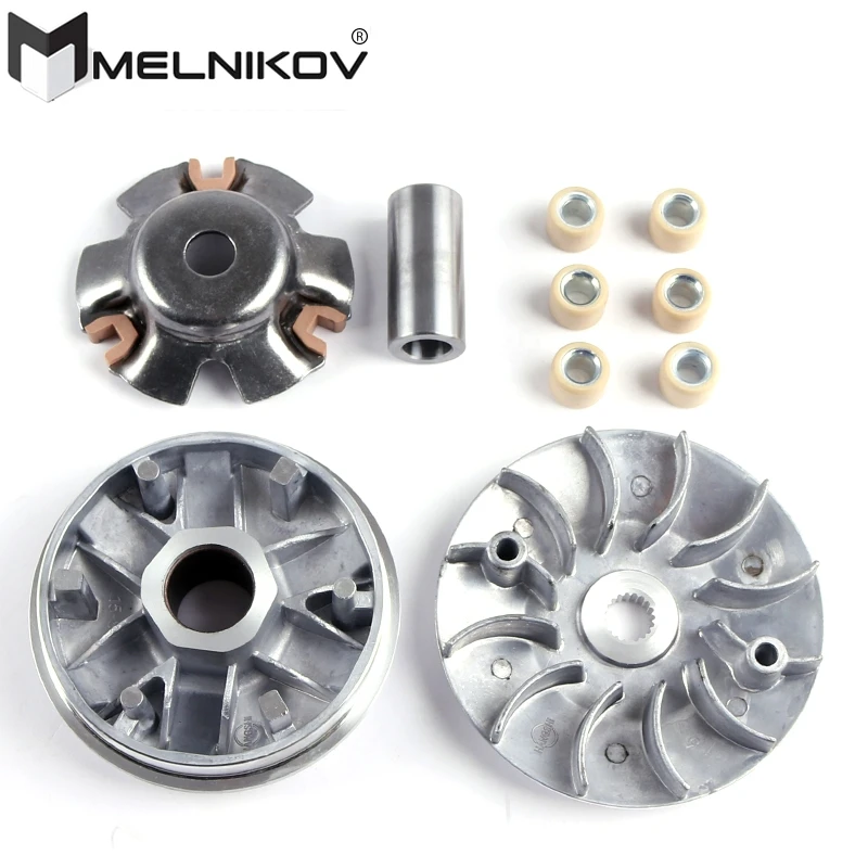 GY6 VARIATOR SET VARIATOR PULLEY KIT for SCOOTER MOPED ATV QUAD GY6 125 150 CC 152QMI 157QMJ 1P52QMI 1P57QMJ scooter variator kit