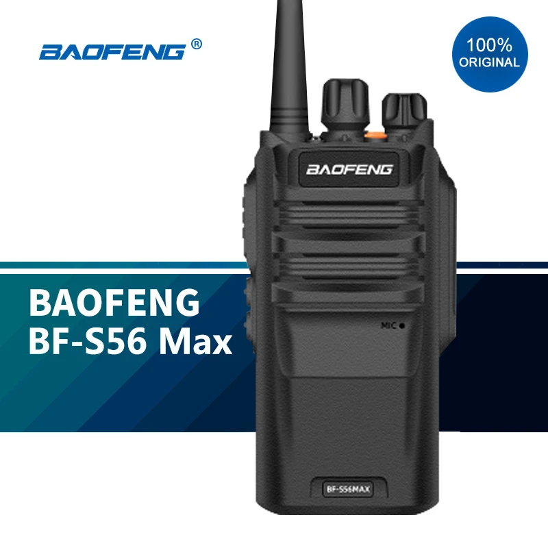 2020 IP67 водонепроницаемая рация Baofeng S56 Max 10 Вт высокомощная УВЧ FM приемопередатчик