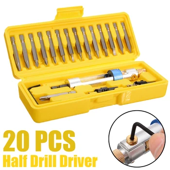 

New Drill Driver Set Tools Half Time Drill Driver Bits Swivel Head Quick-Change From Drilling to Driving Tools For Power Tool