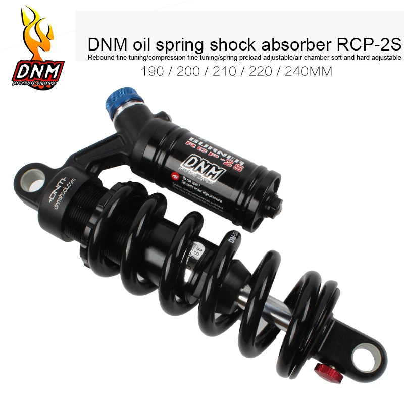 Rcp2S Mountain Bike Downhill Rear Shock mtb damper 190mm 200m 210mm