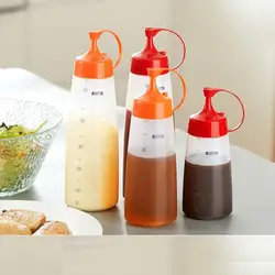 300/400/550ML Kitchen Squeeze Bottle Succulent Potted Plant Watering Pot Portable Plastic Sauce Liquid Dispenser