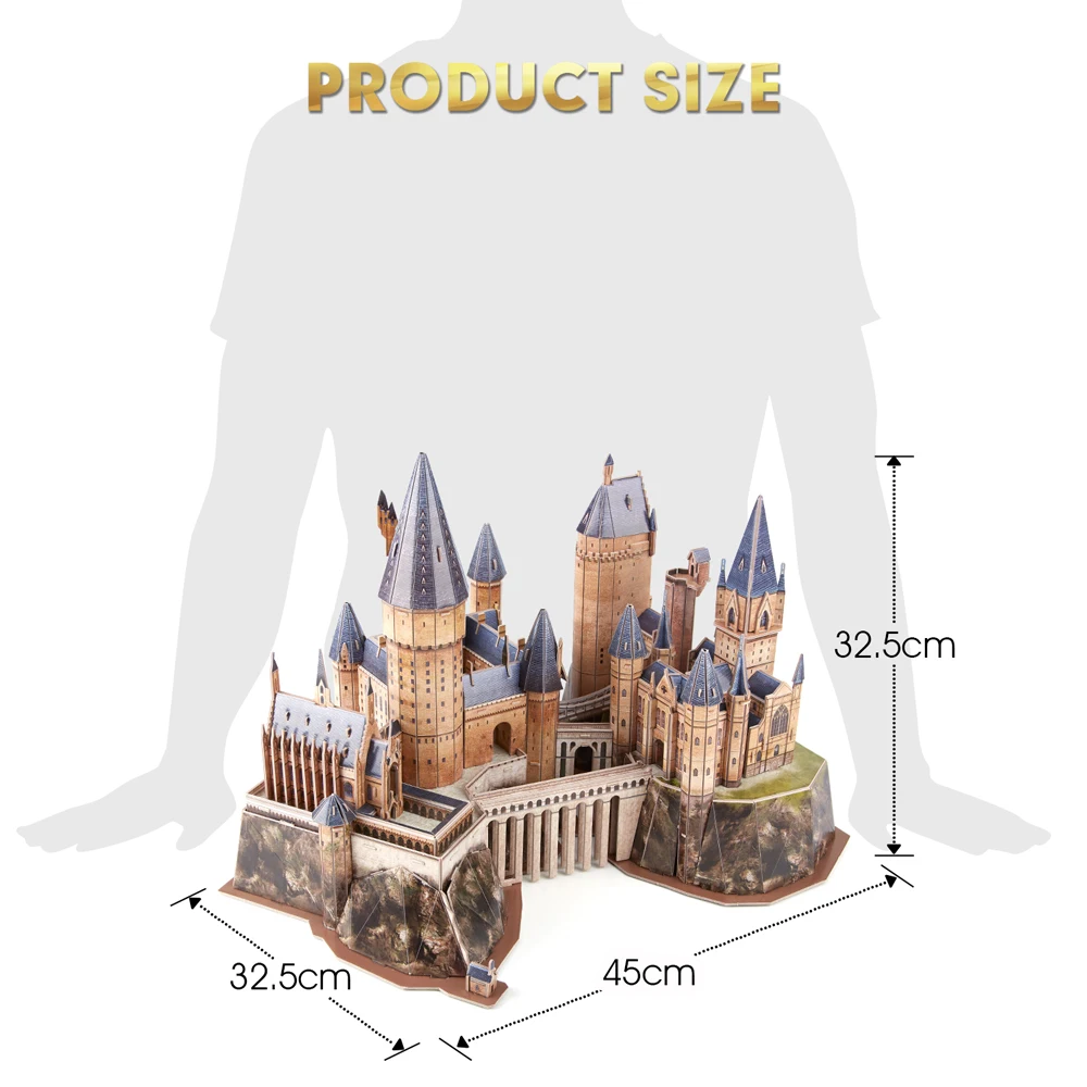CubicFun Puzzle 3D Expreso de Hogwarts Harry Potter Kits de Modelo 3D Maquetas para Construir para Adultos Regalo de Cumpleaños para Niños Adolescente 180 Piezas 