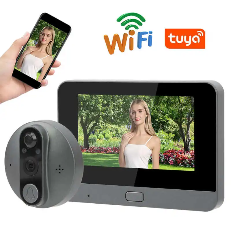 3.5in TFT All-digital Wireless Peephole Video Intercom Doorbell Intercom System smart doorbell videoportero wideodomofon deurbel door intercom with camera