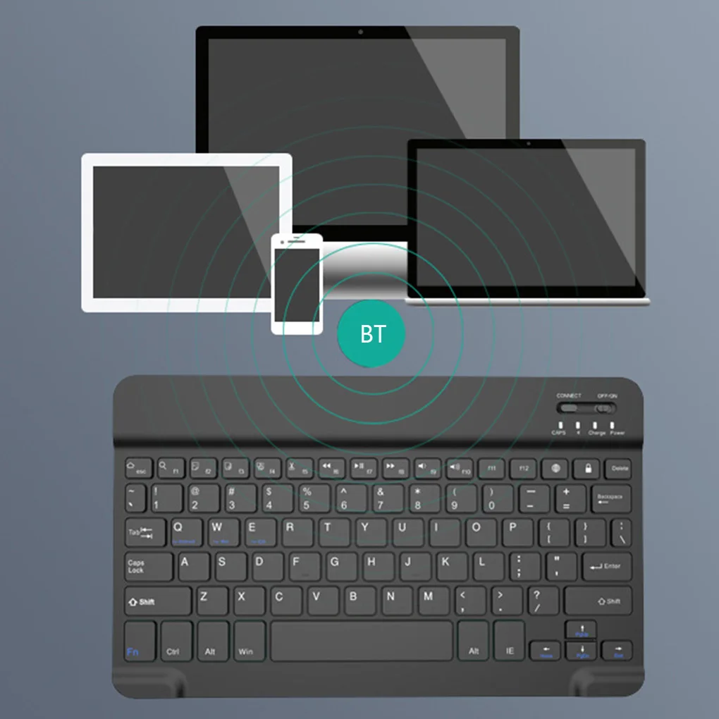 Портативная ультра-тонкая беспроводная клавиатура Bluetooth 3,0 клавиатура для iPad серии iOS система для ноутбука планшета