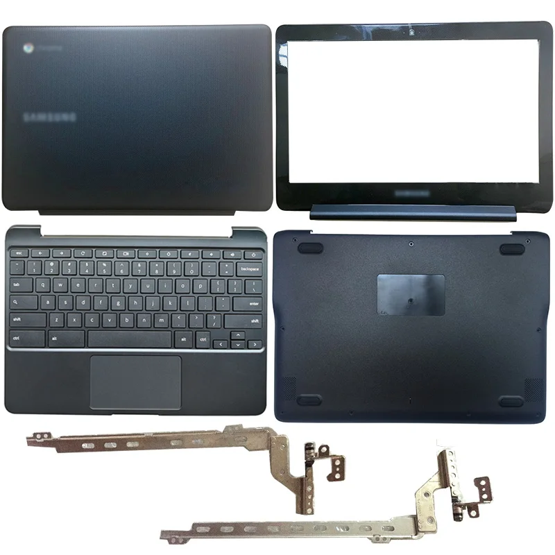 

NEW Laptop LCD Back Cover/Front Bezel/Hinges/Palmrest/Bottom Case For Samsung Chromebook 3 XE500C13 BA98-00759A BA98-00603A