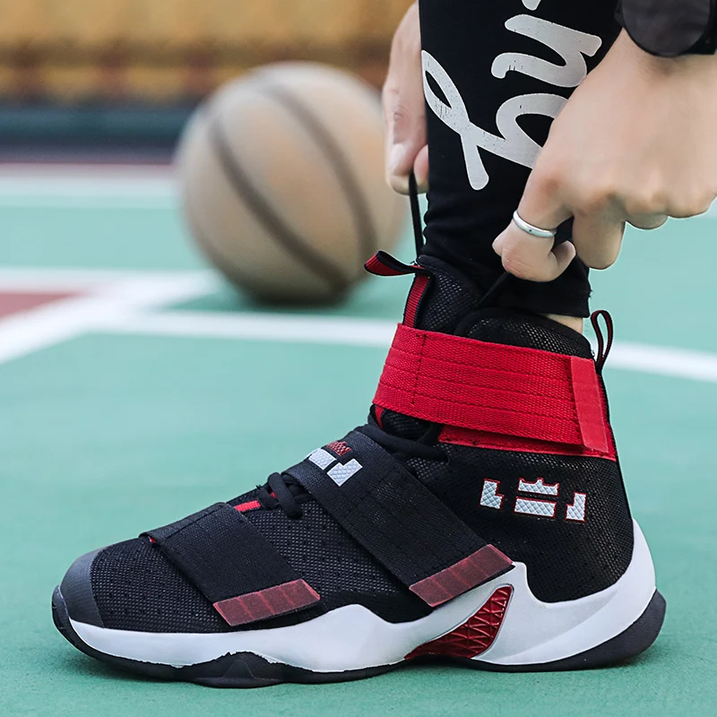 Новая мужская баскетбольная обувь; zapatillas hombre Deportiva Lebron; дышащие мужские Ботильоны; баскетбольные кроссовки; спортивная обувь