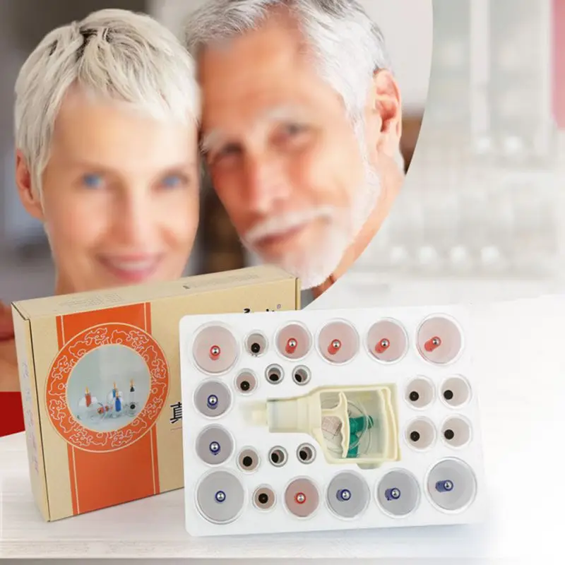 

High-quality Durable Cupping Therapy Silicone Pumping Vacuum Cup Body Massage Pain Relief Massager Tools