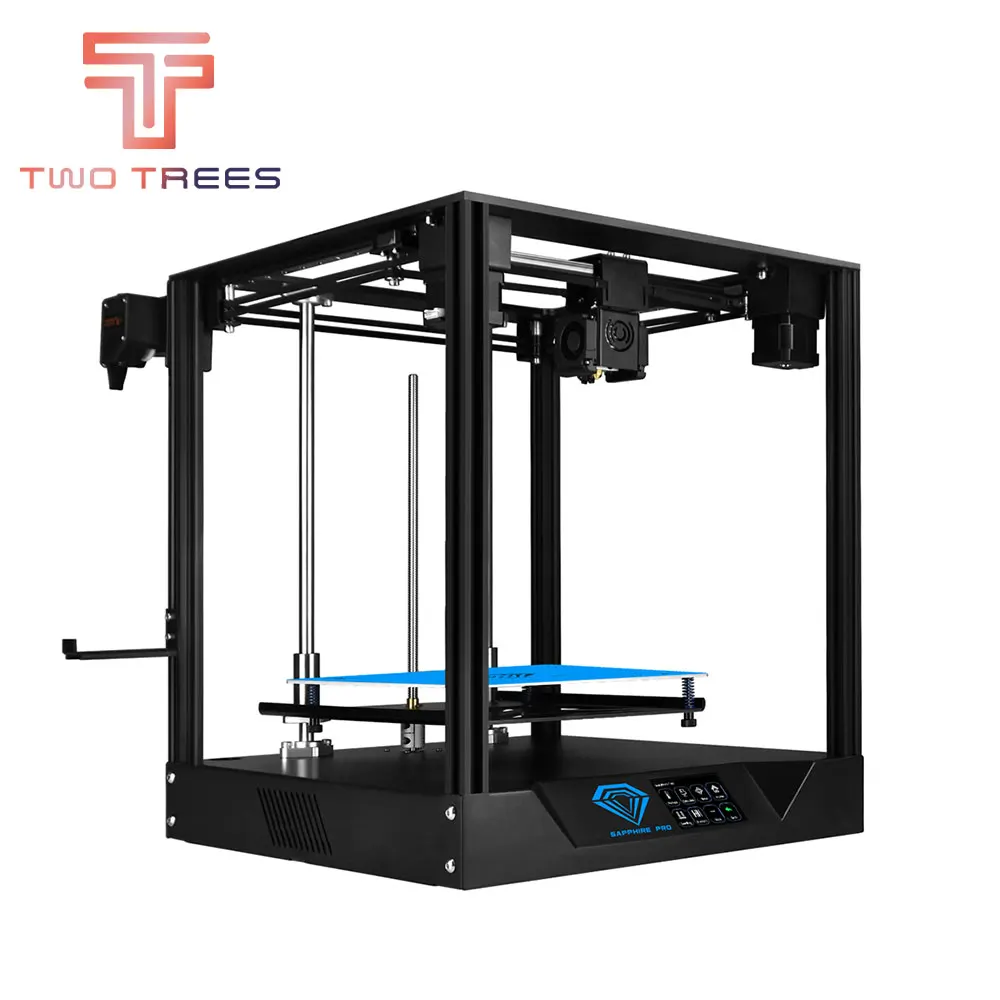 Два дерева 3d принтер сапфир S Pro Высокоточный Большой Размер модернизированный сапфир S BMG экструдер DIY наборы Impresora 3D Друкер принт