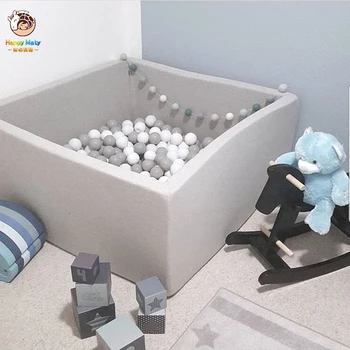 

Baby Ocean Ball Pool Fencing Tent Grey Pink Blue Square Dry Pool Pit Play Game Tent For Children Birthday Gift Decor Party Room