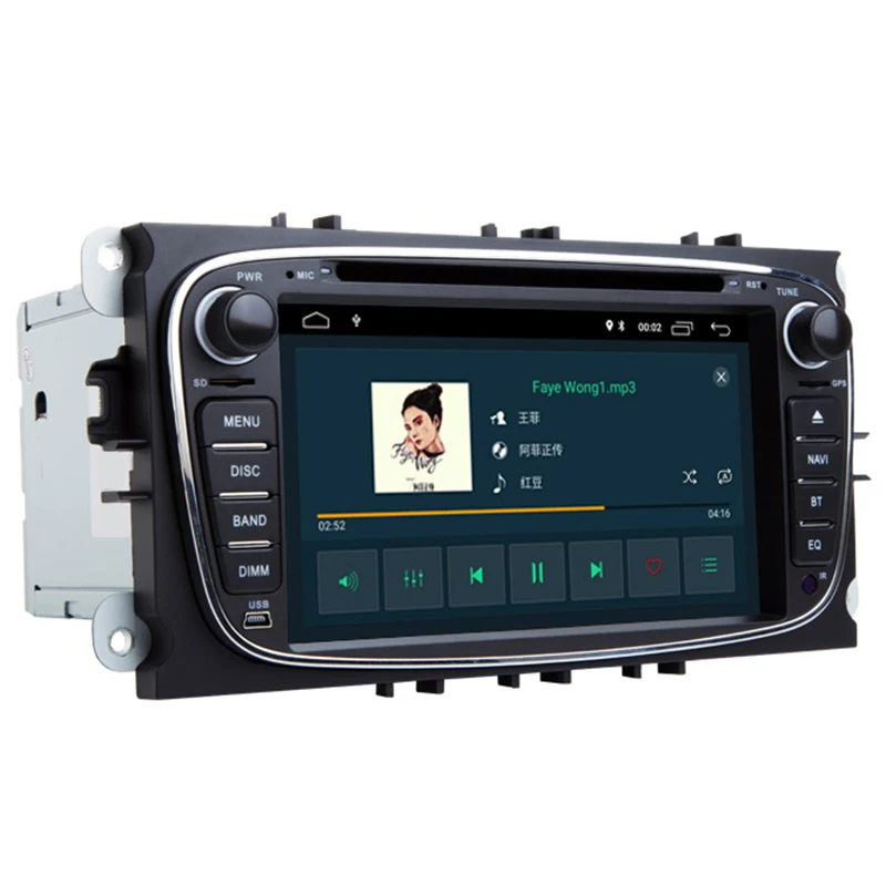 Авторадио 2 Din Android 8,1 автомобильный dvd-плеер для Ford Focus 2 3S-Max C-Max Mondeo 4 Galaxy Kuga 2008-2010 gps навигация головное устройство