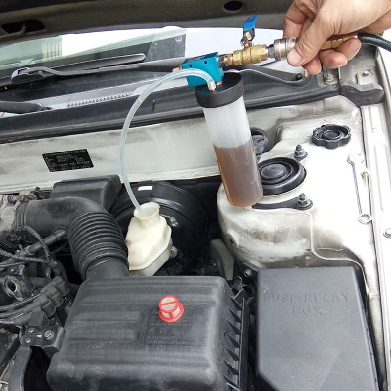 

Brake Fluid Oil Change Replacement Tool Portable Hydraulic Clutch Oil Pump Oil Bleeder Empty Exchange Drained for Car Motorcycle