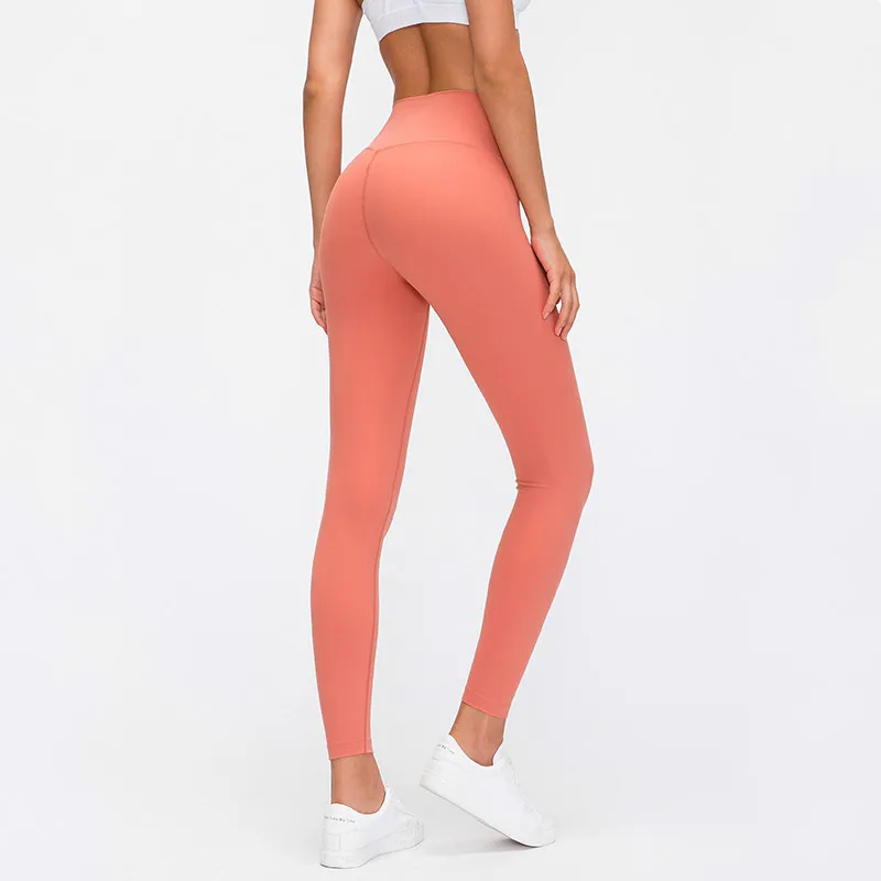 

Ladies Squat High Waist Leggings Nude Sports Gym Pants Fitness Leggings Sports Tights