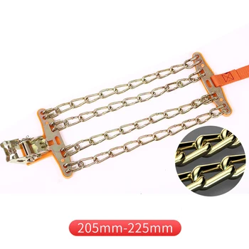 

Easy Install Snow Steel 4 Ropes Car Practical Anti Slip Chains Truck Emergency Winter Tire Durable Mud Road Wheel