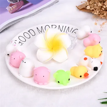 

Random Squishy Lot Slow Rising Fidget Toy Kawaii Cute Animal Hand Toy Bag Accessories &Ornament 10 PCS /bag