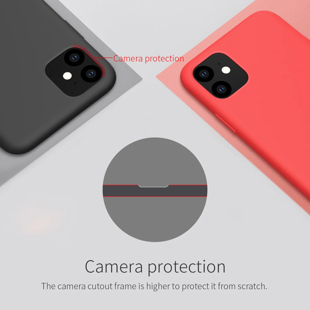 Для iPhone 11 Pro Max чехол NILLKIN жидкий Гладкий силиконовый чехол для iPhone 11 Pro Max(5,8/6,1/6,5) крышка роскошный защитный кожаный чехол с функцией подставки сумки