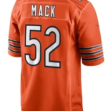 52 Khalil Mack JERSEY 10 Mitchell Trubisky 24 Howard 34 Walter трикотажные изделия payton дешевые продажи