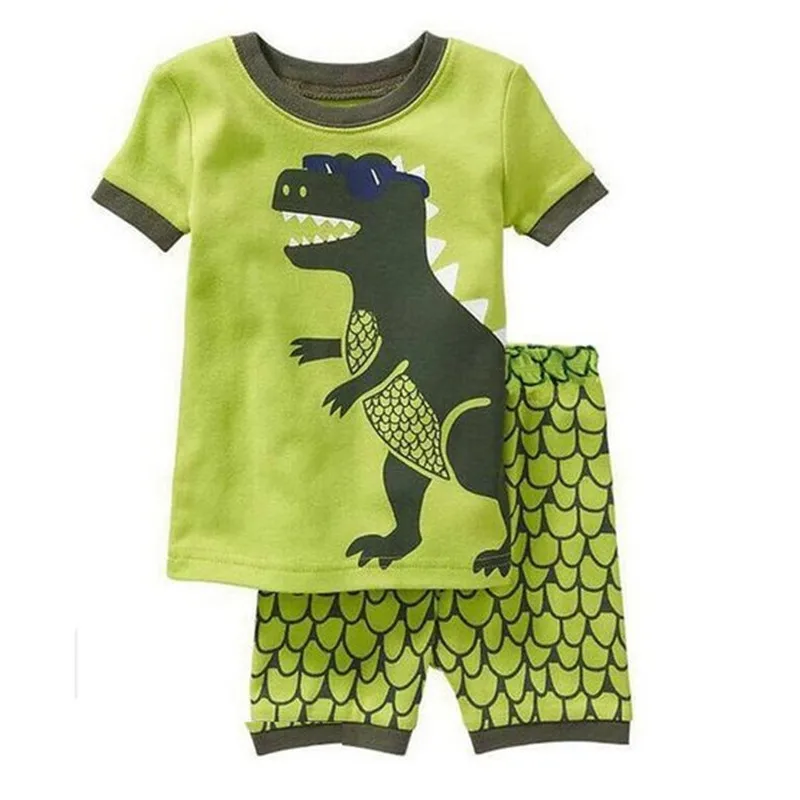 baby sleepwear SAILEROAD Children's Crocodile Pajamas Set Girls Pajamas Cotton Kids Boys Sleepwear Child Night Wear Clothing Suits baby clothes boy Sleepwear & Robes