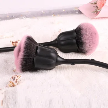 

Popular Round Small Flower Brush Nail Paint Gel Dust Cleaning Brushes Make Up Brush Nail Art Manicure Tool