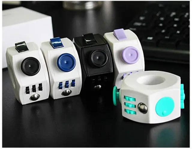 Anti-Stress Rings Unzip Toy For Autism Anxiety Relief Focus Children Adults Stress Relief Cube Decompression Toy Finger Toys 4