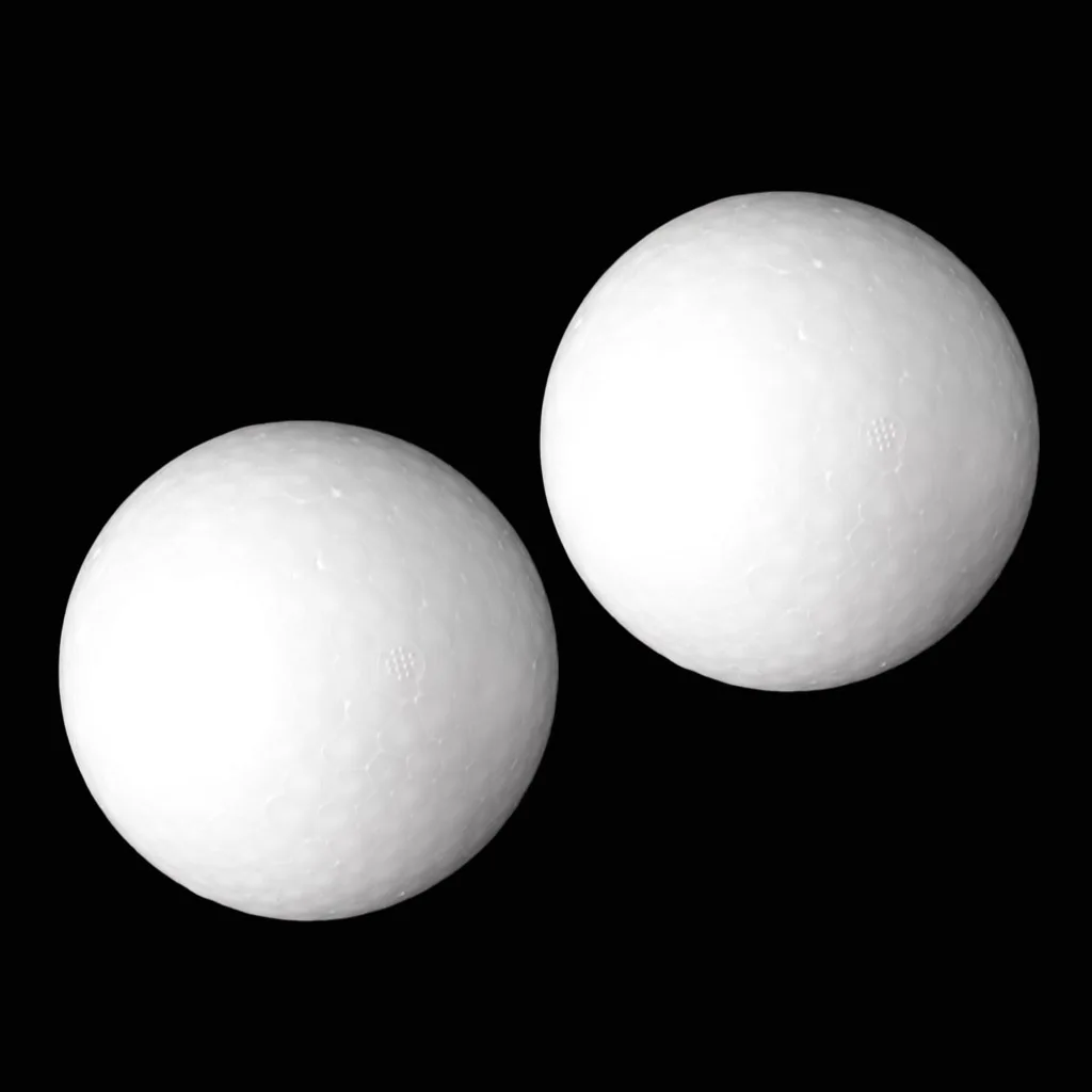 2x Foam Ball Modelling Polystyrene Styrofoam Spheres Decoration Craft 200mm