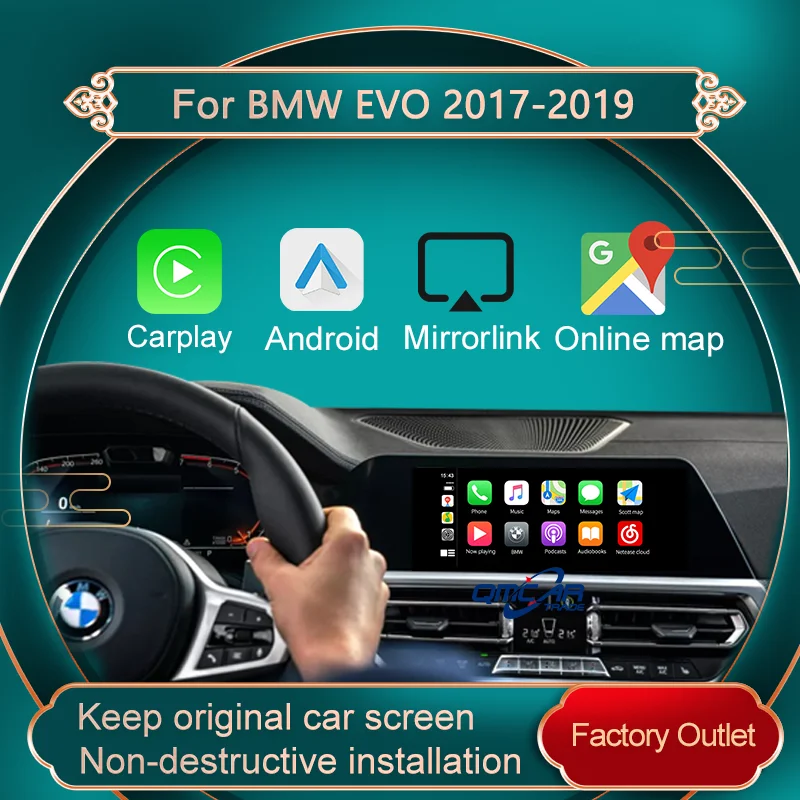 Беспроводная автоигра Apple CarPlay Carlinkit для BWM CIC/NBT/EVO система 6 5/8 8/10 23 дюйма Android