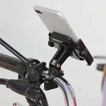

360 Degree Universal Bike Motorcycle Handlebar Phone Holder Stand Mount For iPhone Xiaomi Samsung 4-6.4 inch Mobile Phon