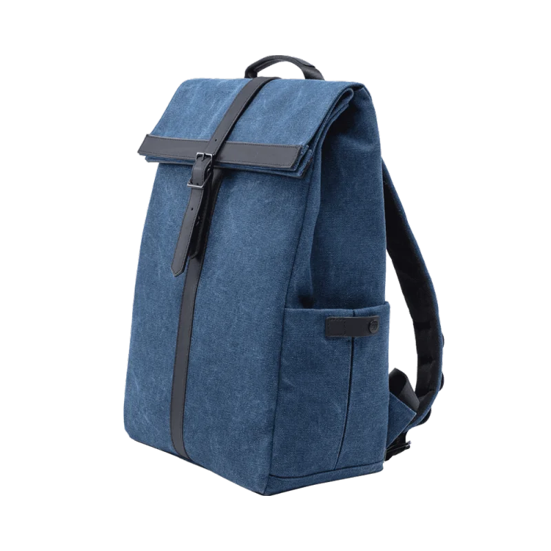 Xiaomi 90FUN Точильщик Оксфорд Повседневный Рюкзак 15,6 дюймов Сумка для ноутбука Британский Стиль Дорожная сумка для мужчин женщин школьные для мальчиков для девочек - Цвет: Синий