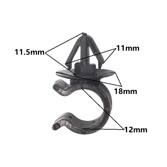 20 PCS Car Fastener Hood Bonnet Prop Rod Support Clip nylon plastic retainer for Toyota Nissan Benz Hyundai Honda 20Pcs