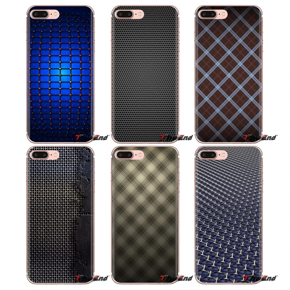 Textures Mesh Art For Xiaomi Mi6 Mi 6 A1 Max Mix 2 5X 6X Redmi Note 5 5A 4X 4A A4 4 3 Plus Pro Transparent Soft Shell Covers |