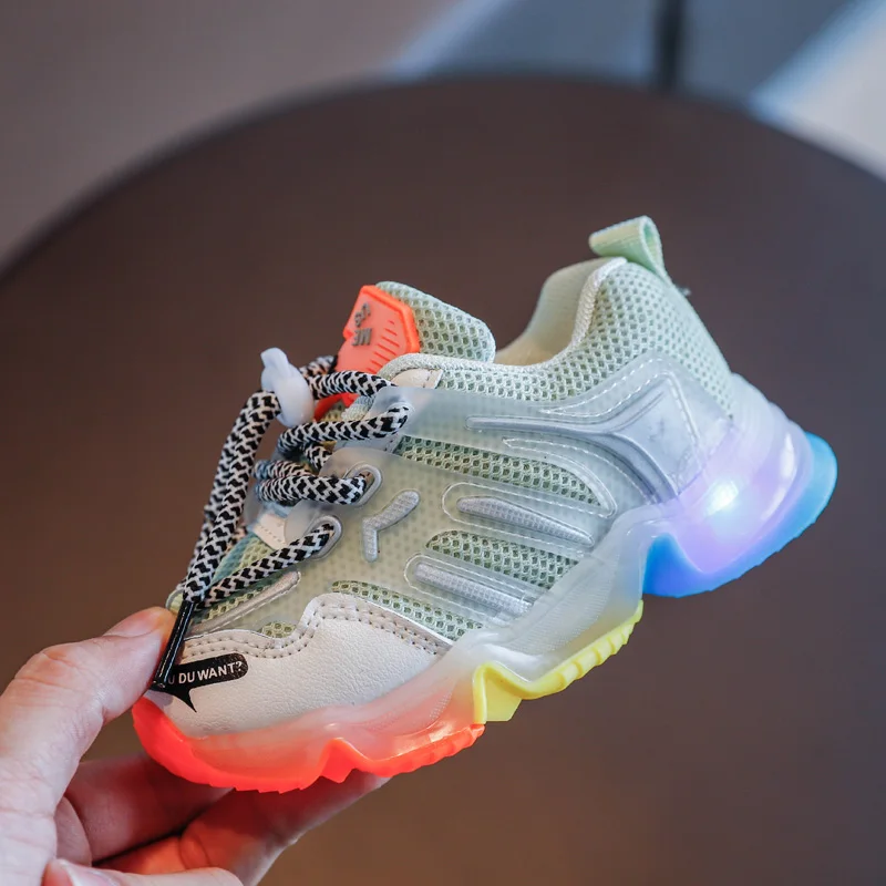 Детские кроссовки со светодиодной подсветкой для мальчиков и девочек|Кроссовки|