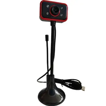 

HD Computer Webcam With Microphone USB Web Camera Webcams Built-In Microphone Drive-Free Night Vision Function
