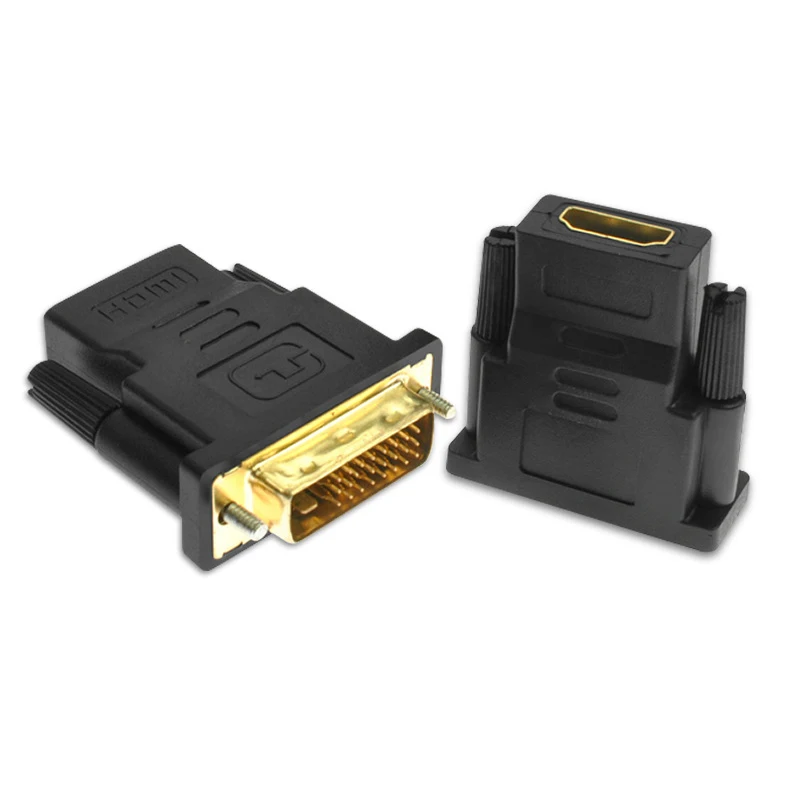 DVI male to HDMI-compatible female adapter DVI (24 + 1) to HDMI-compatible connector hdmi to dvi converter,hdmi compatible converter
