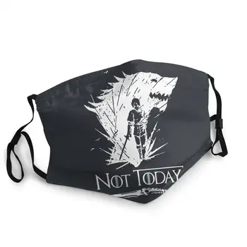 

Arya Stark Not Today Non-Disposable Face Mask Game Of Thrones Anti Haze Dust Mask Protection Mask Respirator Mouth Muffle