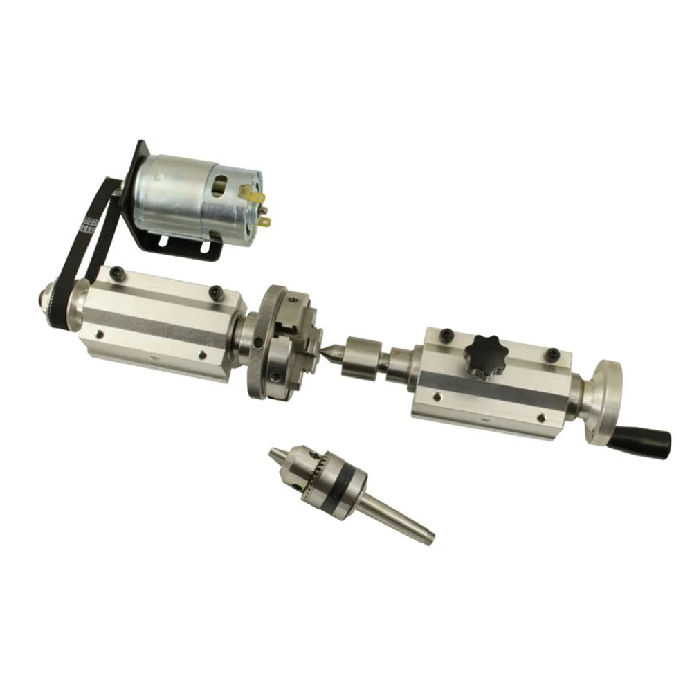 Miniature woodworking lathe, bead machine 50, 65, 80 chuck spindle assembly, tailstock assembly, top