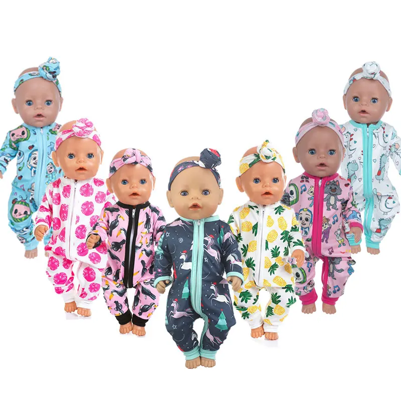 New Fashion Outfit Suit Doll Clothes for 43cm Baby Reborn Doll 17inch Accessories doll clothes barbie doll clothes